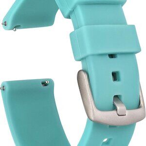 Silicone Watch Band with Quick Release Pins Compatible with Pebble, Fossil, Skag